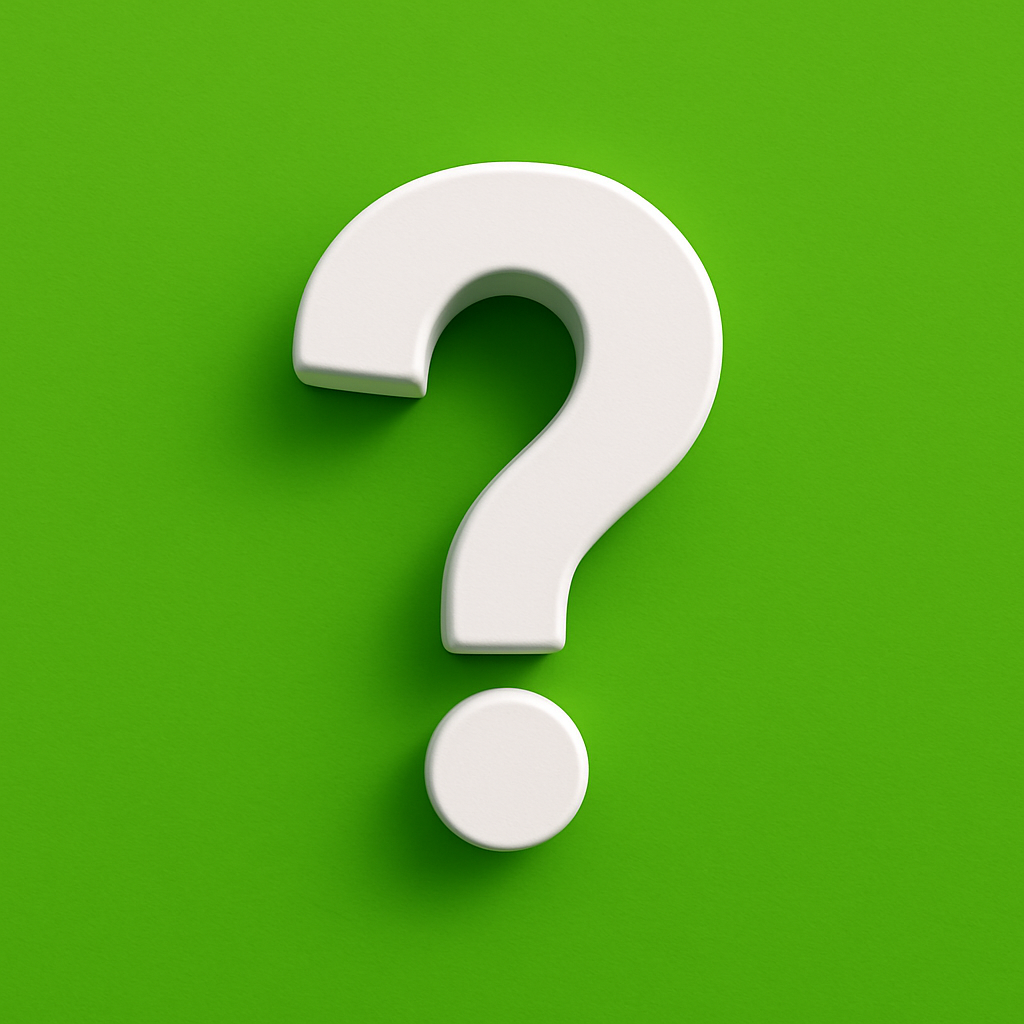 Question mark green background Question mark green background